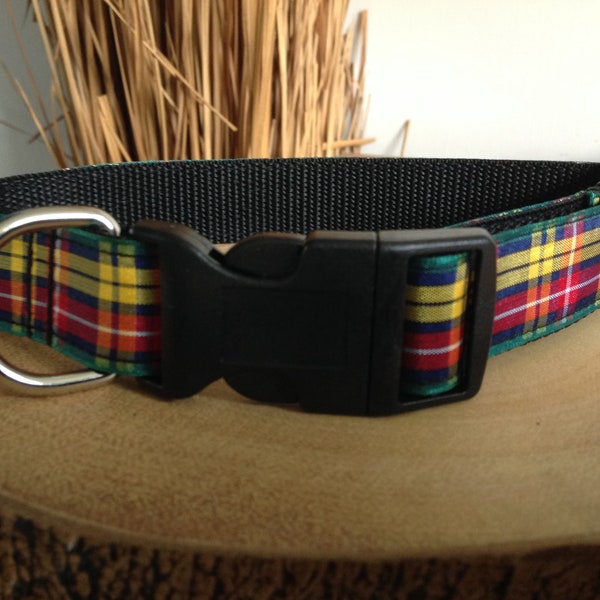 Genuine Buchanan Tartan Dog Collar