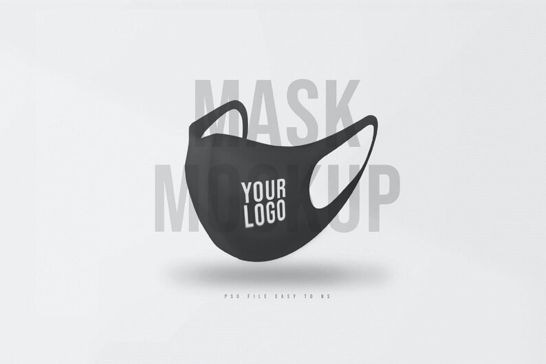 Download Face Mask Mockups Template Face Mask Mockup Mask Mock Up Etsy