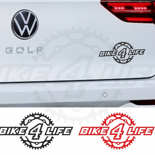 bike vor life, auto sticker, vinil sticker, aufkleber,