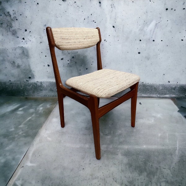 Danish Design Teak Stuhl Erik Buch aus den 1960er Jahren