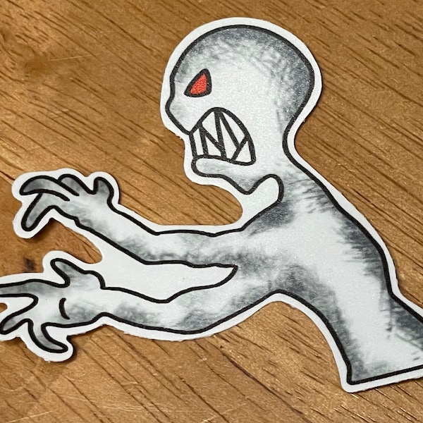 Grrr Argh Monster/Ubervamp SMALL Vinyl Sticker: Buffy Inspired