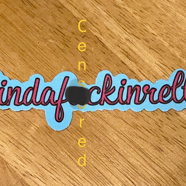 Cindaf*ckinrella - Kit De Luca Pretty Woman inspired Cinderella Vinyl Sticker