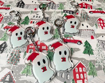 Christmas Spirit Keychain | Cute | Accessories | Acrylic Keychains | Holiday Gifts | Stocking Stuffer