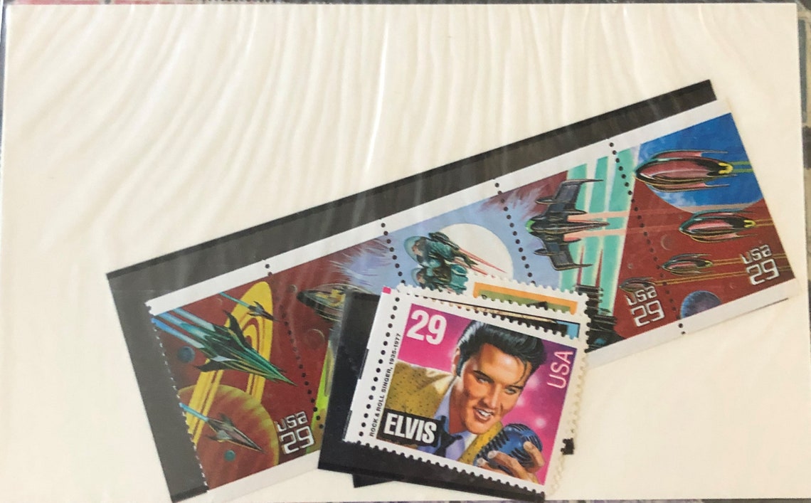 1993 U.S. Stamps Elvis Presley commemorative stamp set Etsy
