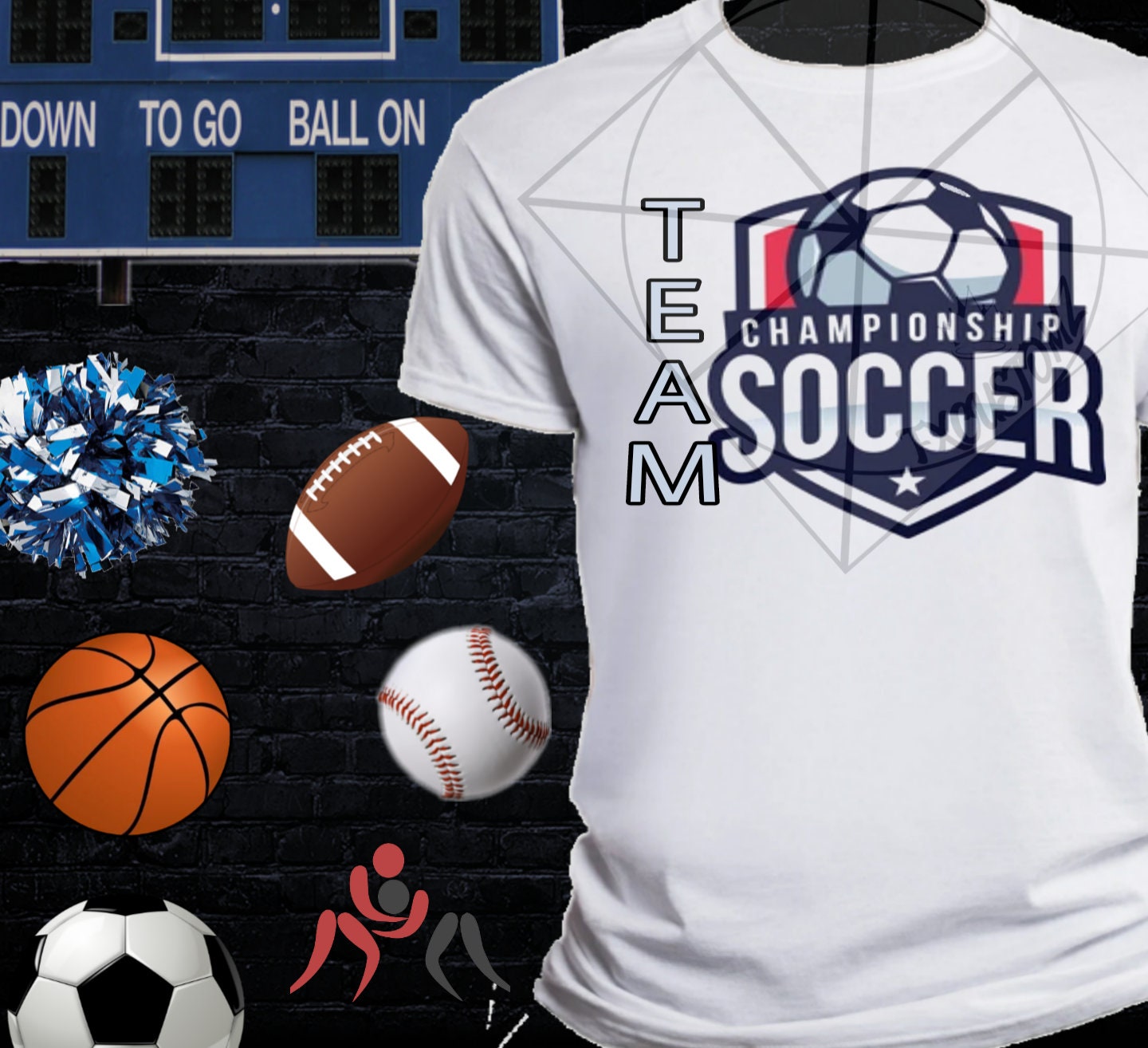 Custom Soccer Graphic Tee l Spirit Wear l Team Orders l Unisex Etsy