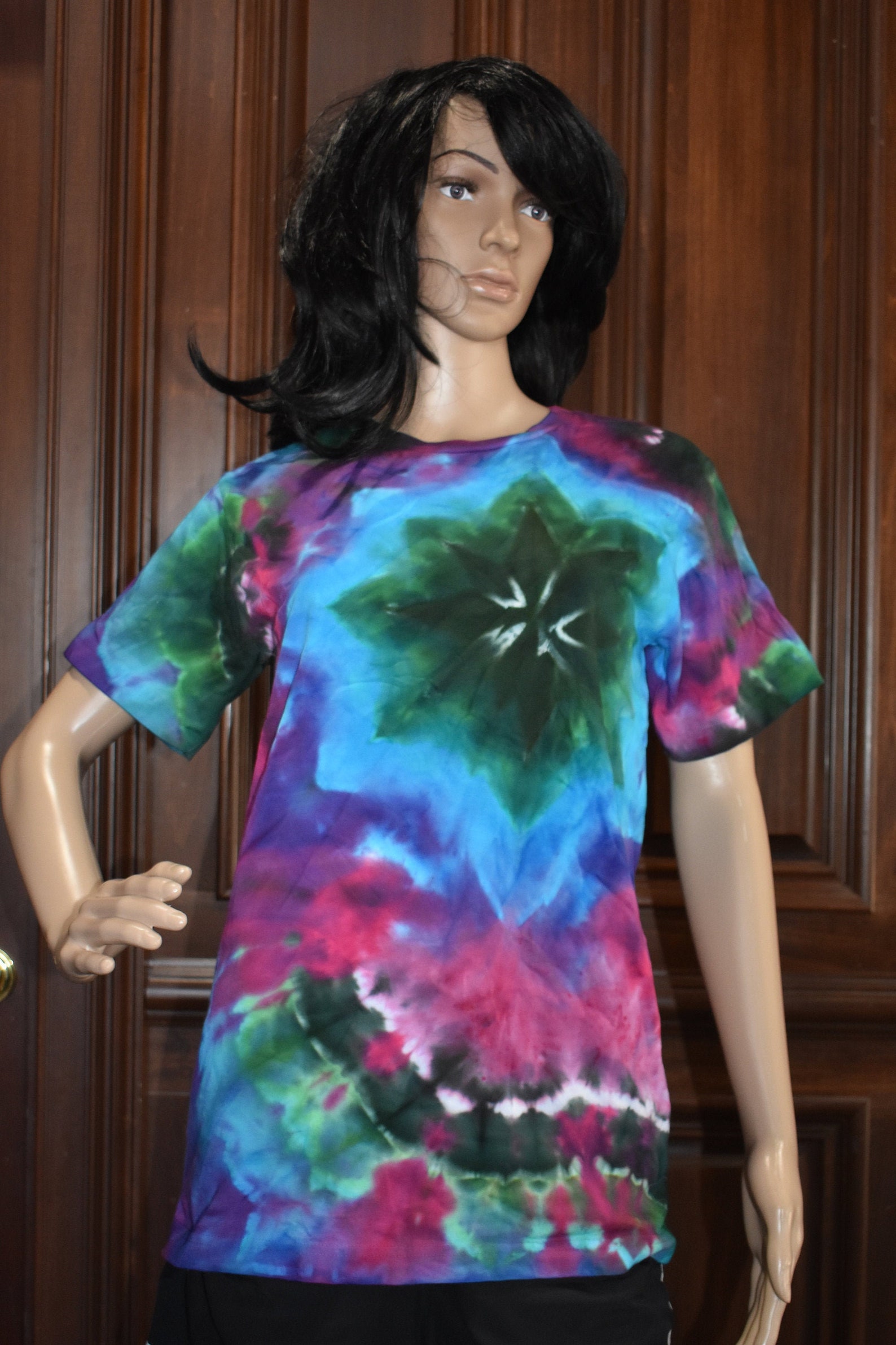 Multicolor Starburst Flower Tie Dye Tshirts Etsy