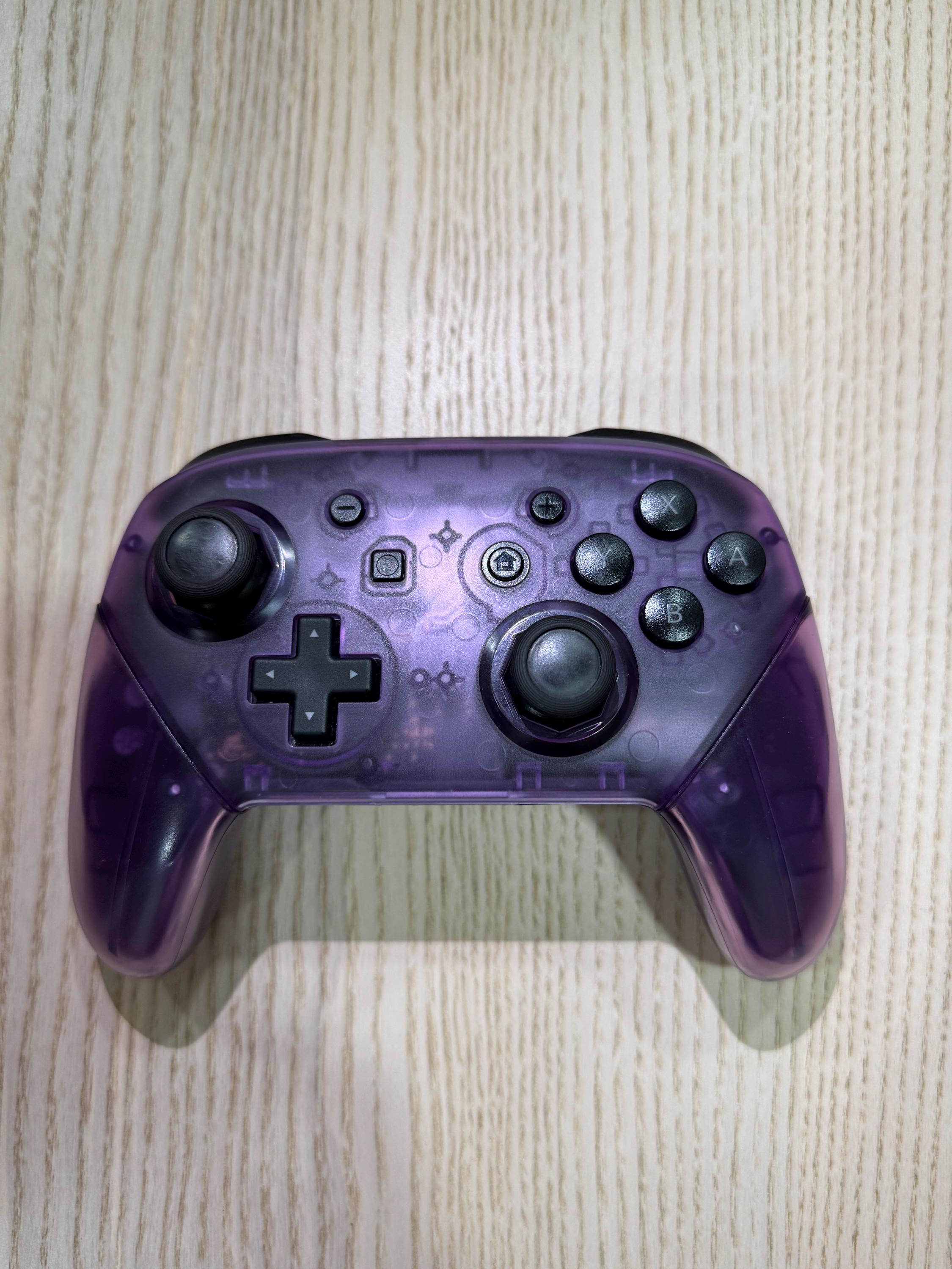 Purple Controoler Pro Atomic Purple- Nintendo Switch Pro Controller - Etsy