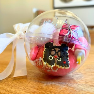 Playdough Kit Ornament, Sensory Playdough, Creative Play for Kids, Kids Christmas Gift, Stocking Stuffer, Party Favors