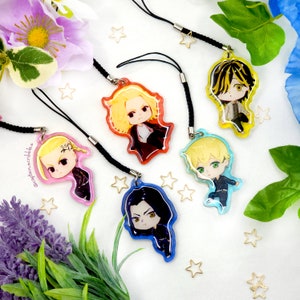 Revenger Anime Phone Charm Acrylic Keychain | Mikey | Draken | Chifuyu | Baji | Kazutora