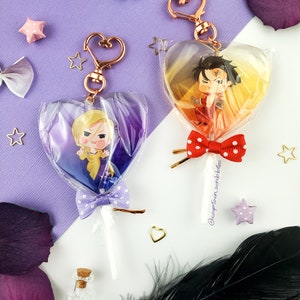 Deadly Sins Lollipop Acrylic Charm Keychain | Gelda | Zeldris