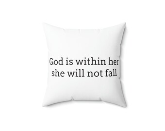 Dio è dentro il suo cuscino filato