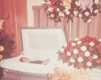 Original Post Mortem Photograph - Authentic Funeral Portrait