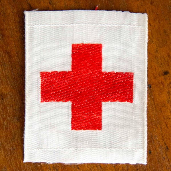 Authentic WWII Red Cross Patch from World War II for medic or nurse uniform
