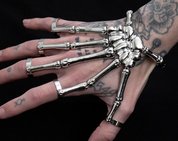 Gothic bones bracelet Clearance