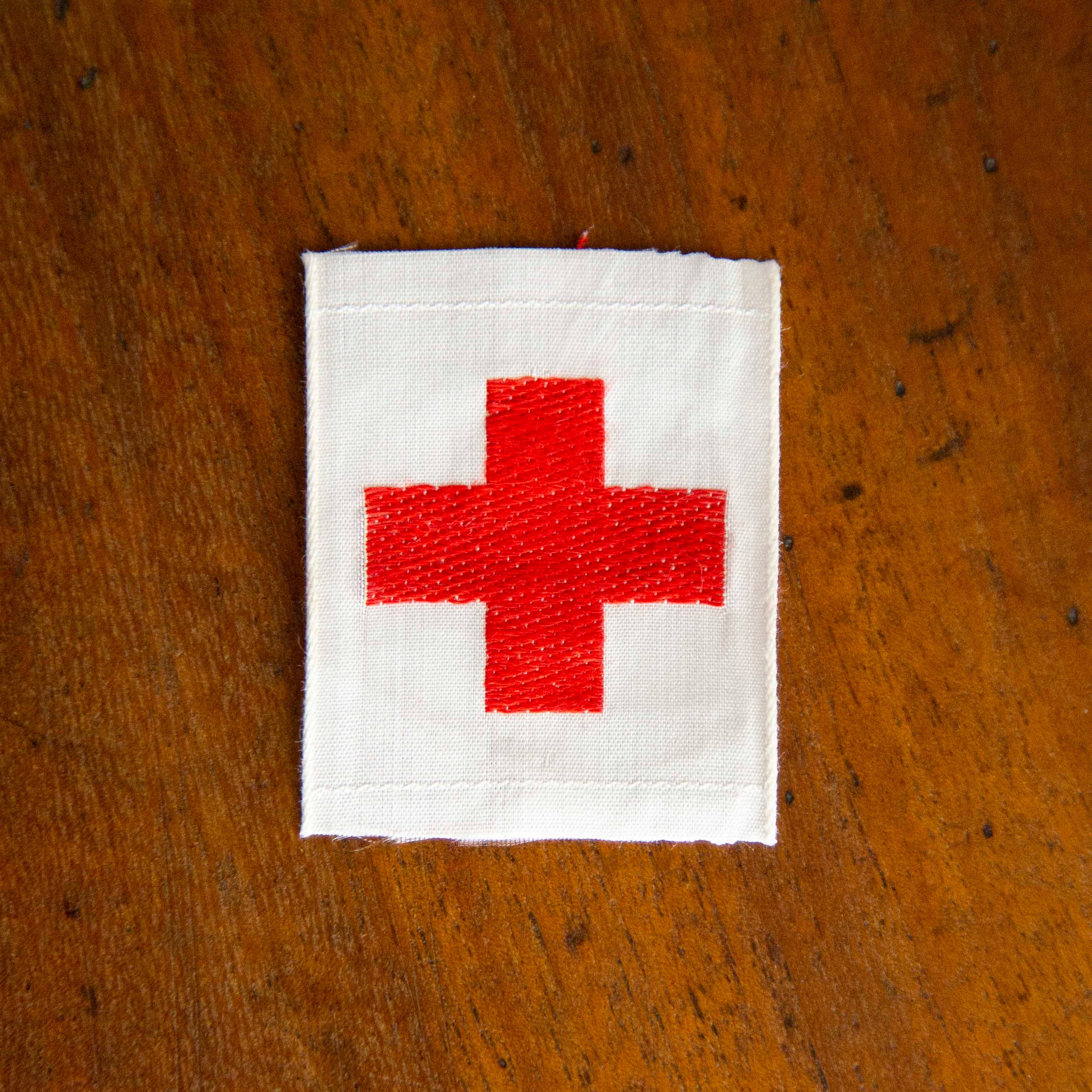 Authentic WWII Red Cross Patch From World War II for Medic