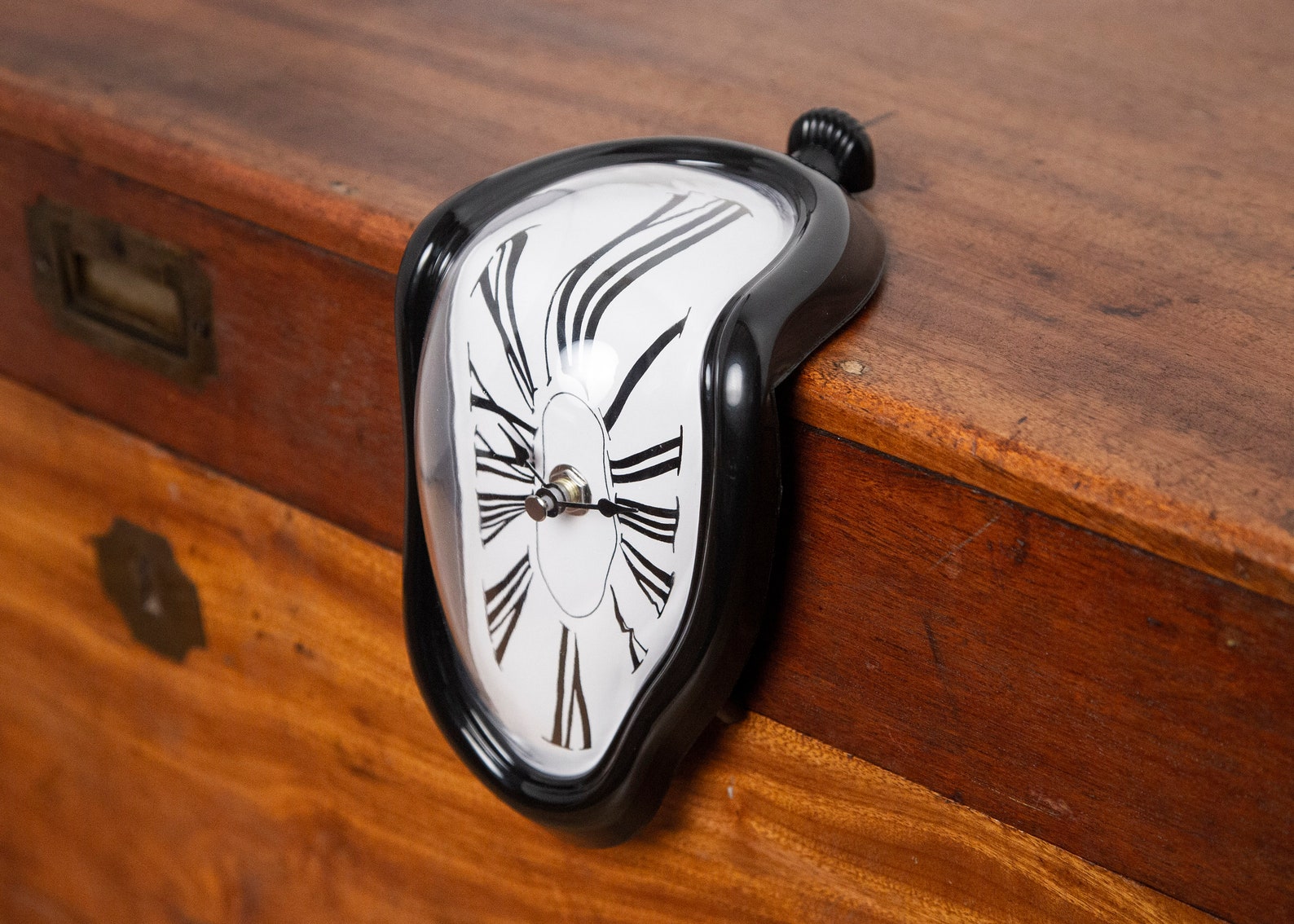 Dali Melting Clock Real Working Clock Surrealism Décor Etsy