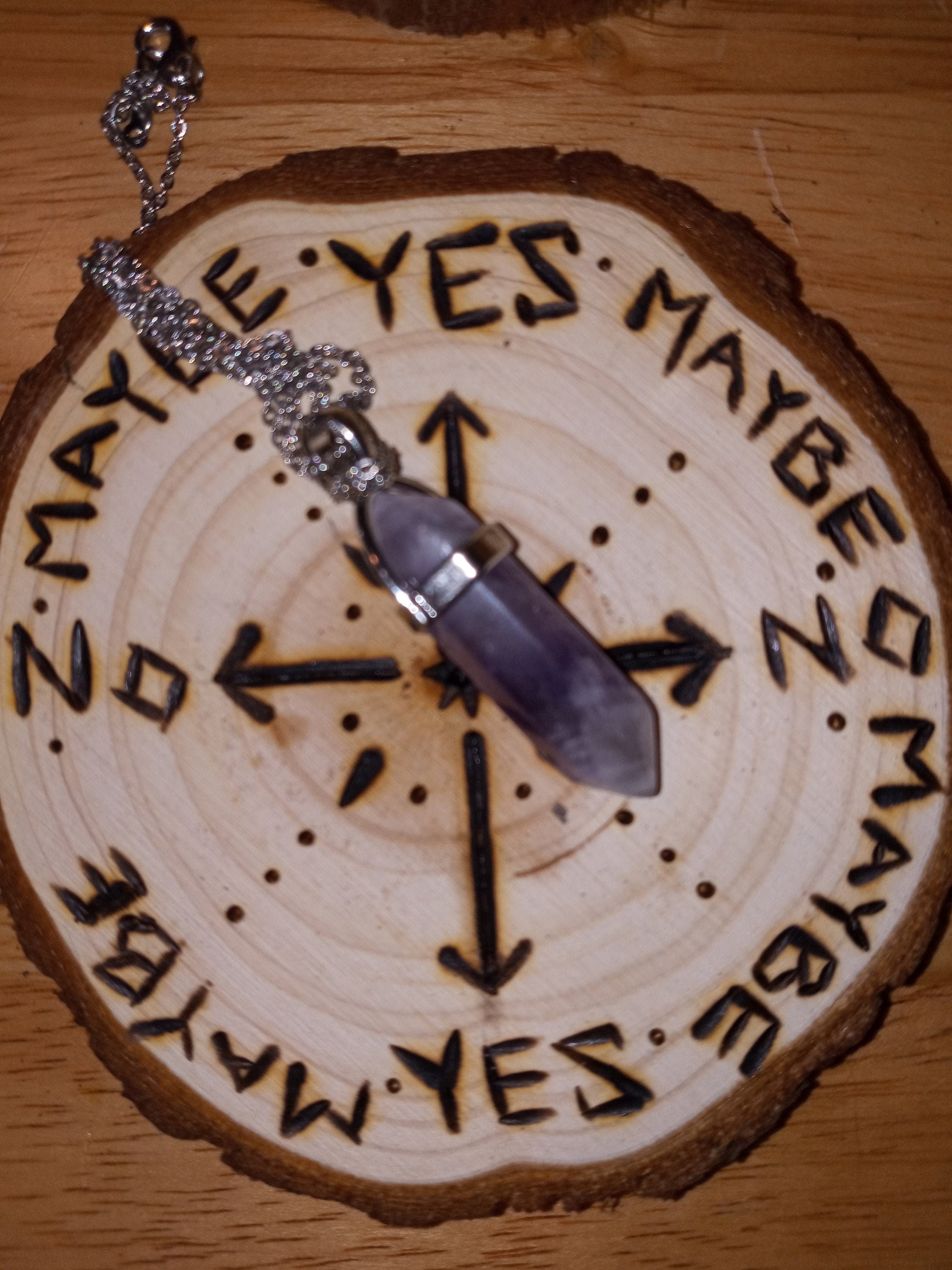 Pendulum Board Pendulum Crystal Etsy UK