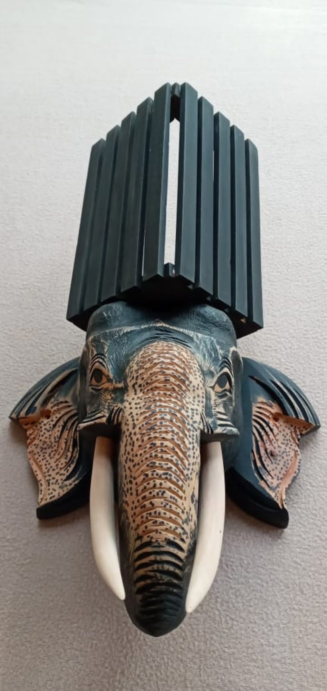 Hand made Elephant Lamp Wall Lamp design wood Wall lamp Etsy