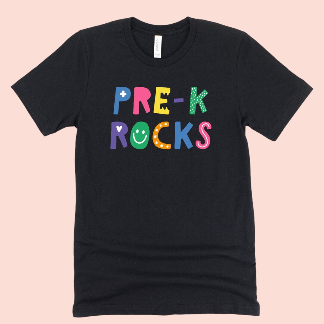 Pre-k Rocks T-shirt - Etsy
