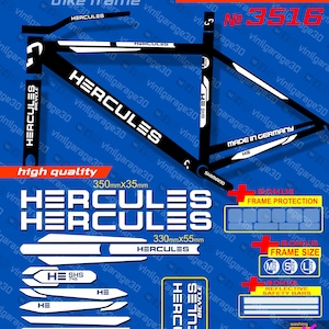 hercules cycle sticker