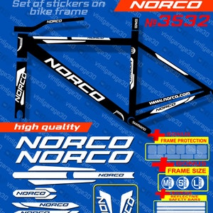 norco bike stickers
