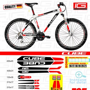 cube bike decals