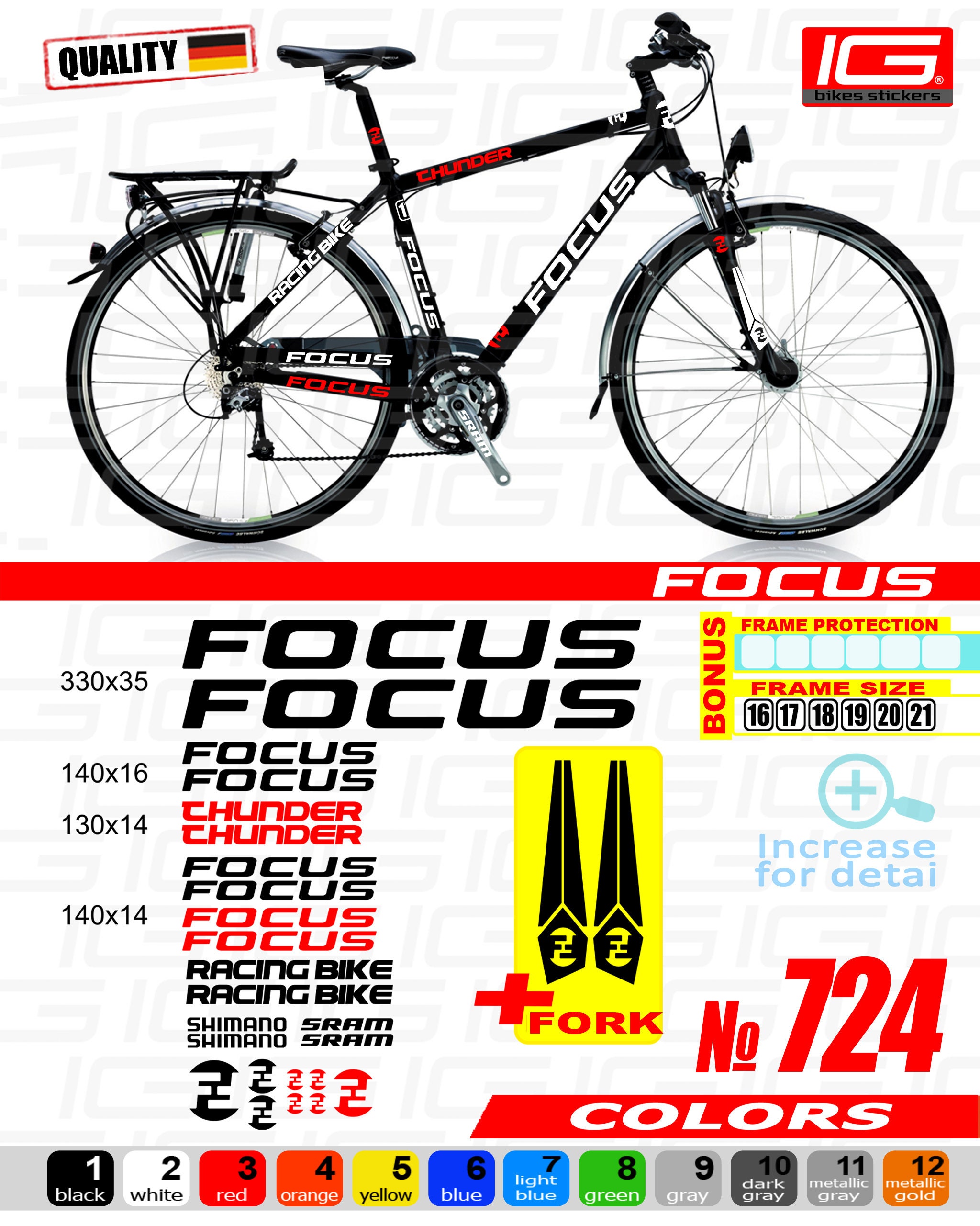 cube bike decals