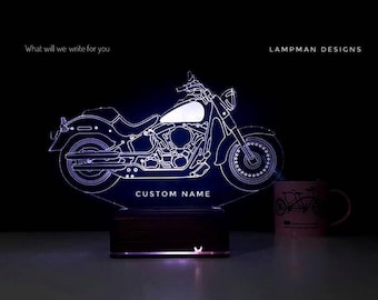 Harley-davidson “born to Ride” Lighted Sign – Working Illuminated
