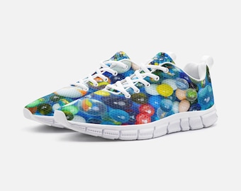 Marbles Galore - Unisex lichtgewicht atletische sneakers
