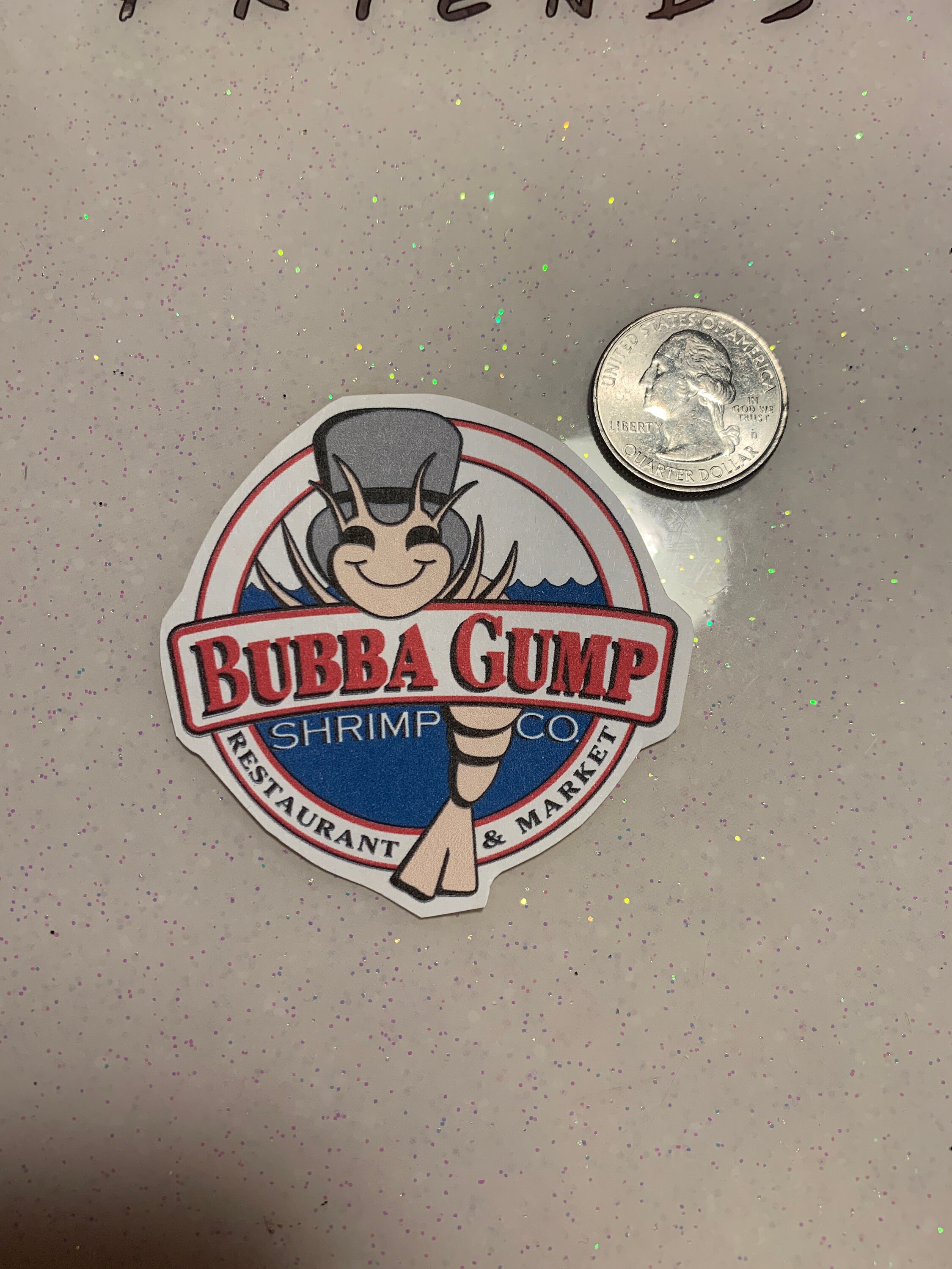 Bubba Gump Shrimp Logo Sticker Glossy or Matte | Etsy