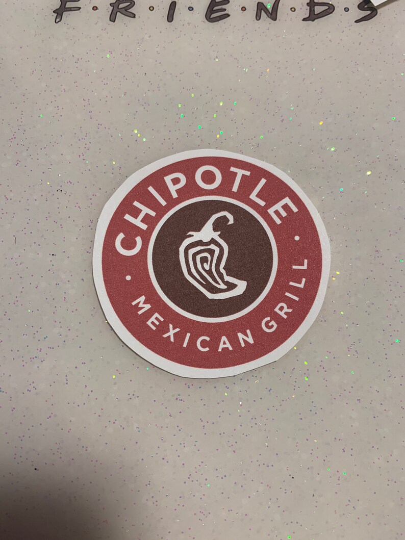 Chipotle Logo Sticker glossy or Matte Etsy