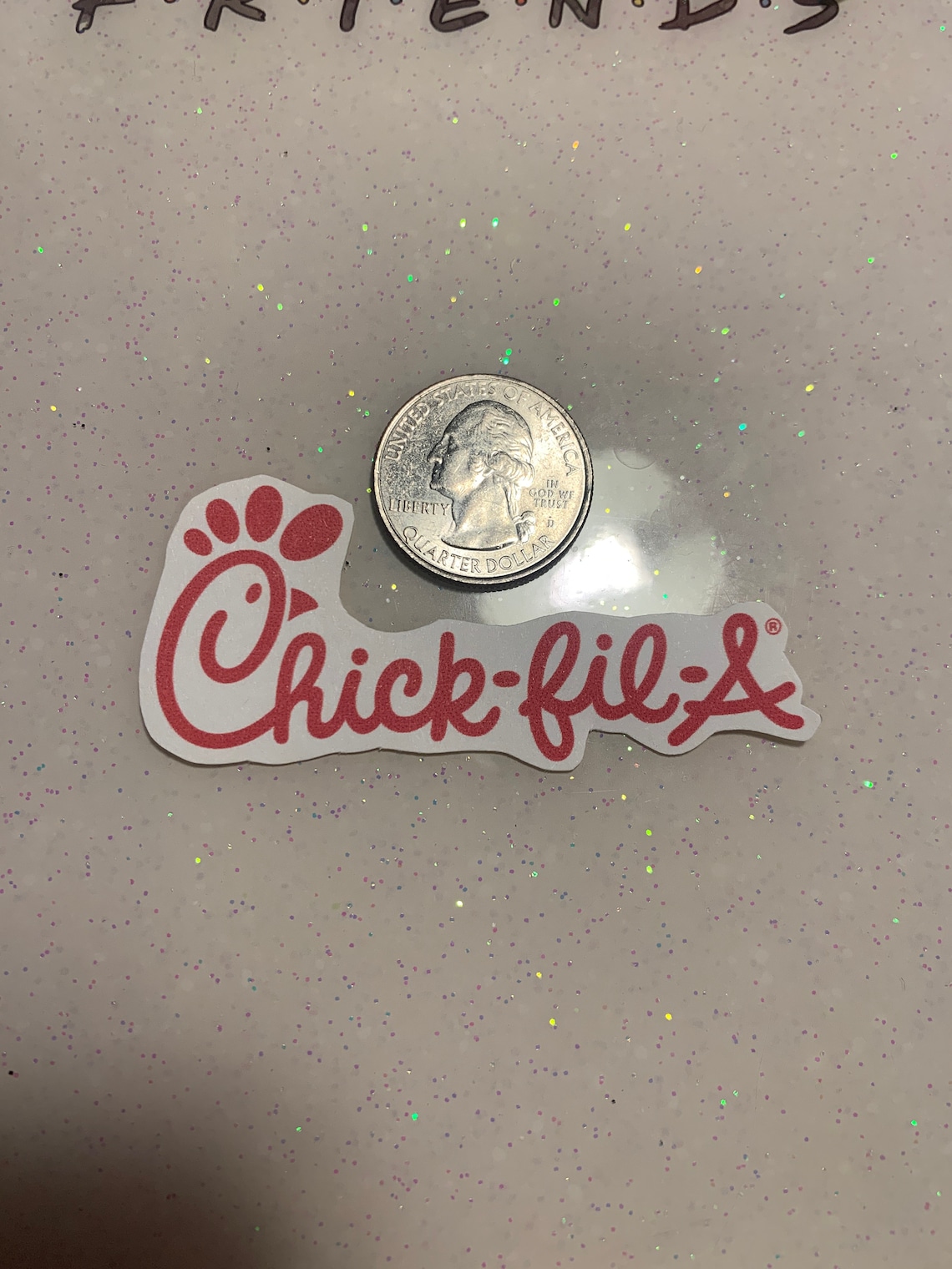 ChickFilA Logo Sticker Glossy or Matte Etsy