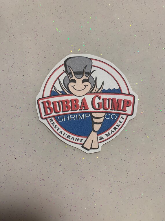 Bubba Gump Shrimp Logo Sticker glossy or Matte | Etsy