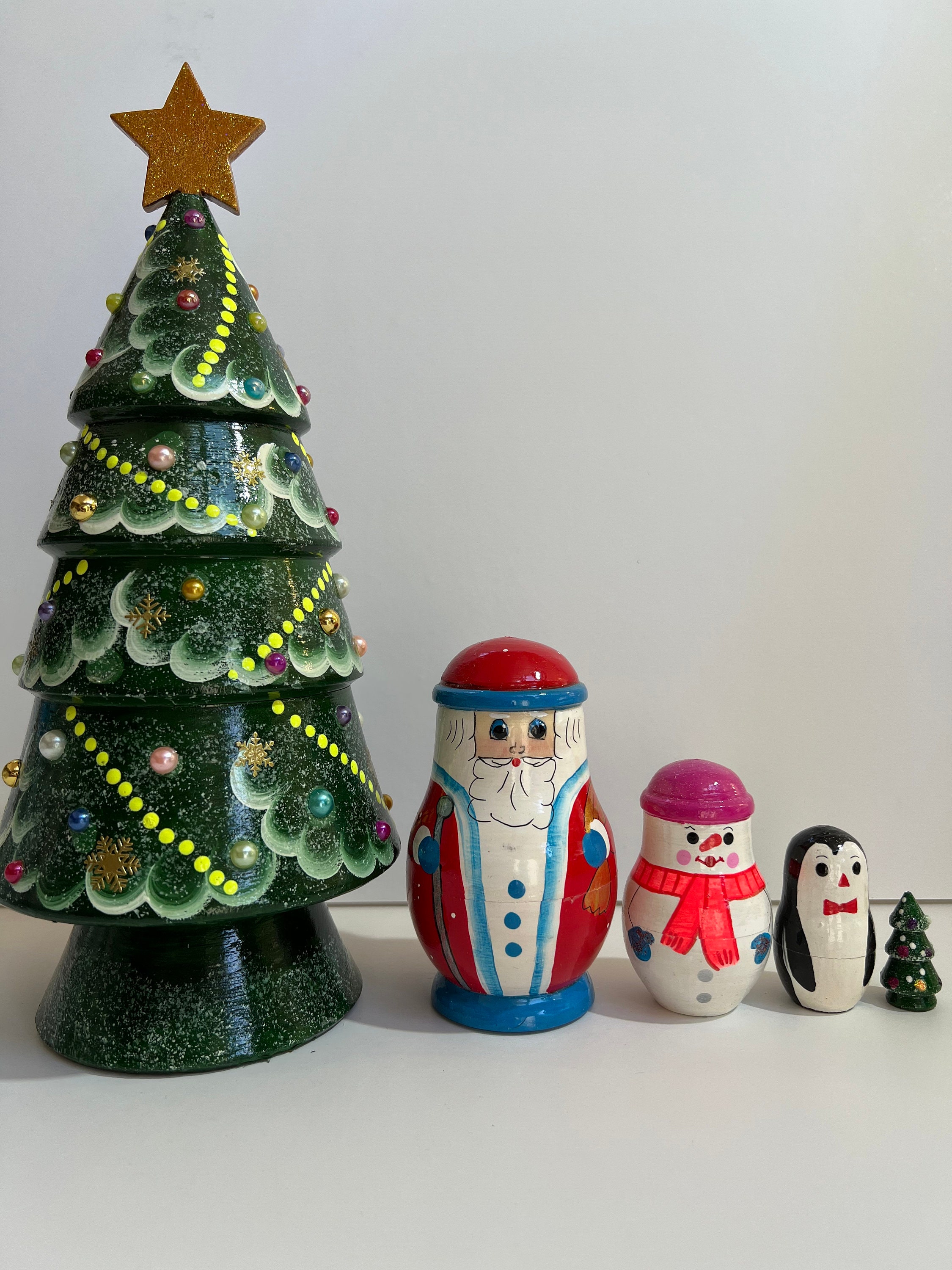 CHRISTMAS TREE NESTING DOLLS ORIGINAL ITEM FEATURED IN THE HALLMARK