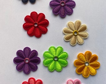Colorful Flower Charms