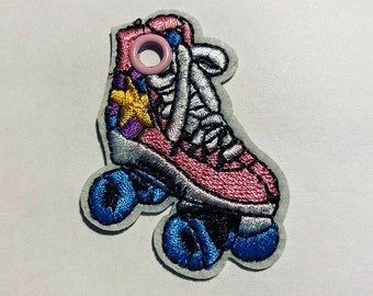 Embroidered Rollerskate Charm