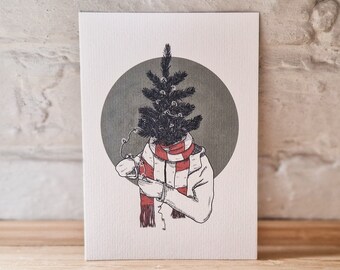 Christmas card | Christmas tree | Holiday | Greeting card
