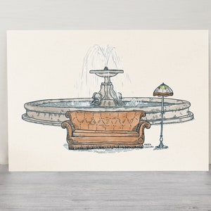 Freunde | Illustration | A4 | Freunde Kunstdruck | Freunde Poster | Freunde Karte | Freunde TV-Serie