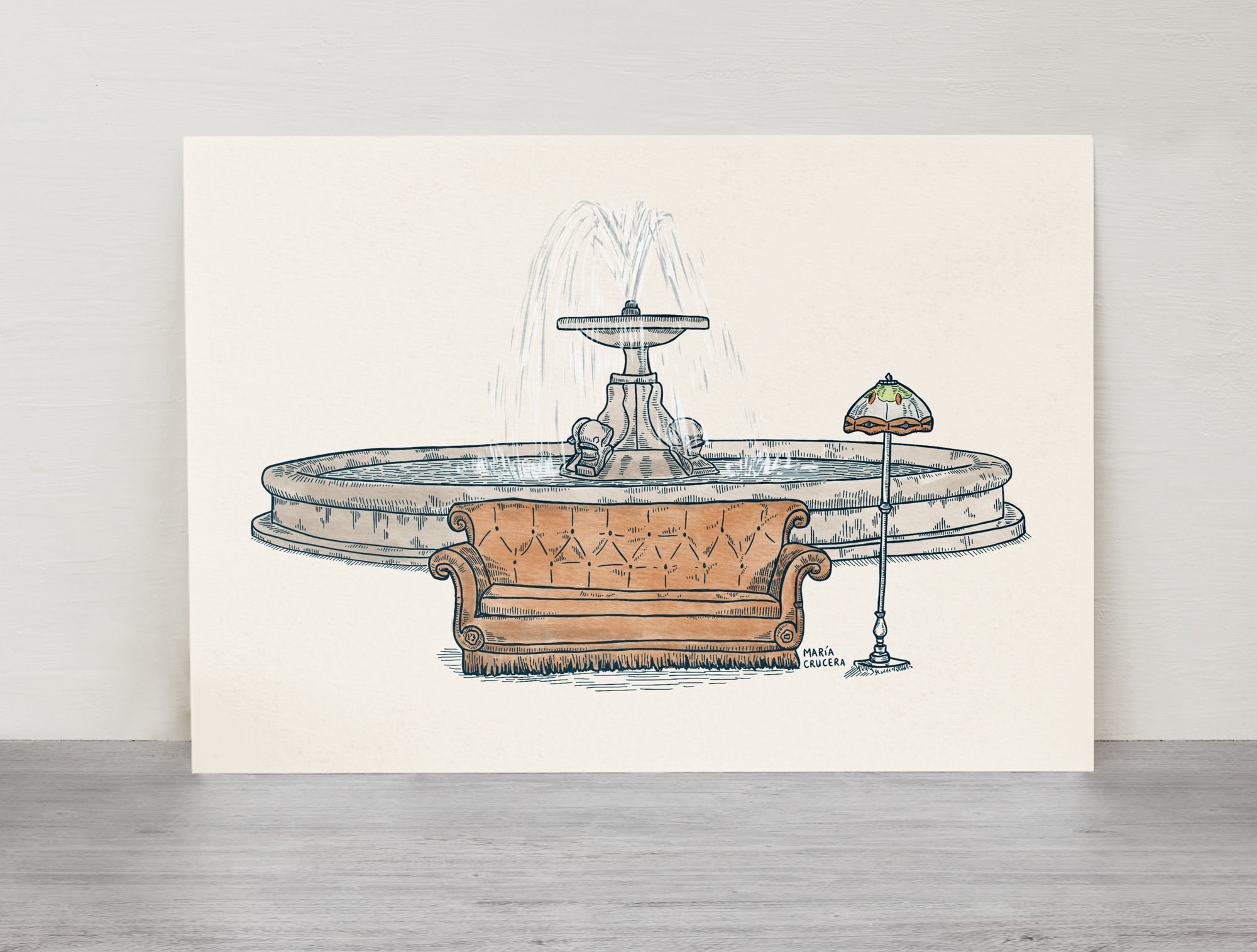 Friends | Illustration | A4 | Friends Art Print | Friends Poster