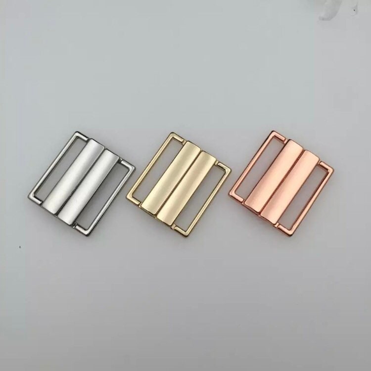 25mm 1 Metal Bikini Clasps Bra Front Closures for Bra Making and Swimwear  Bramaking Clips Clickers Front Fasteners 