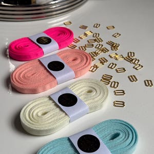10mm (3/8”) Wire Casing Plush Back Channelling Underwire Casing for Bra Making Bramaking Lingerie