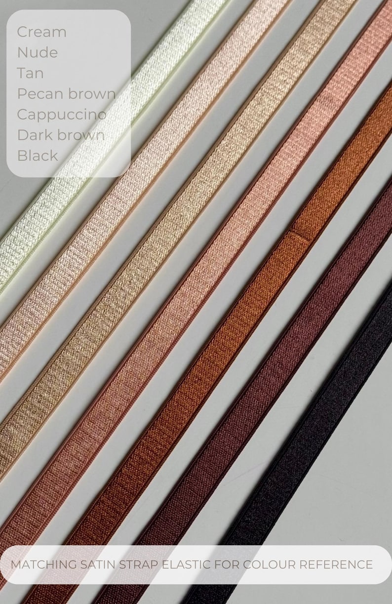 Guaina in filo metallico da 10 mm (3/8"), canalina posteriore in peluche, guaina con ferretto per la realizzazione di reggiseni, lingerie immagine 4