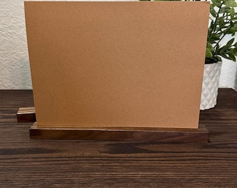 12" Wooden Display Stands for Signs | Wedding Table Number Holders | Photo Display | Small Business Sign Holder
