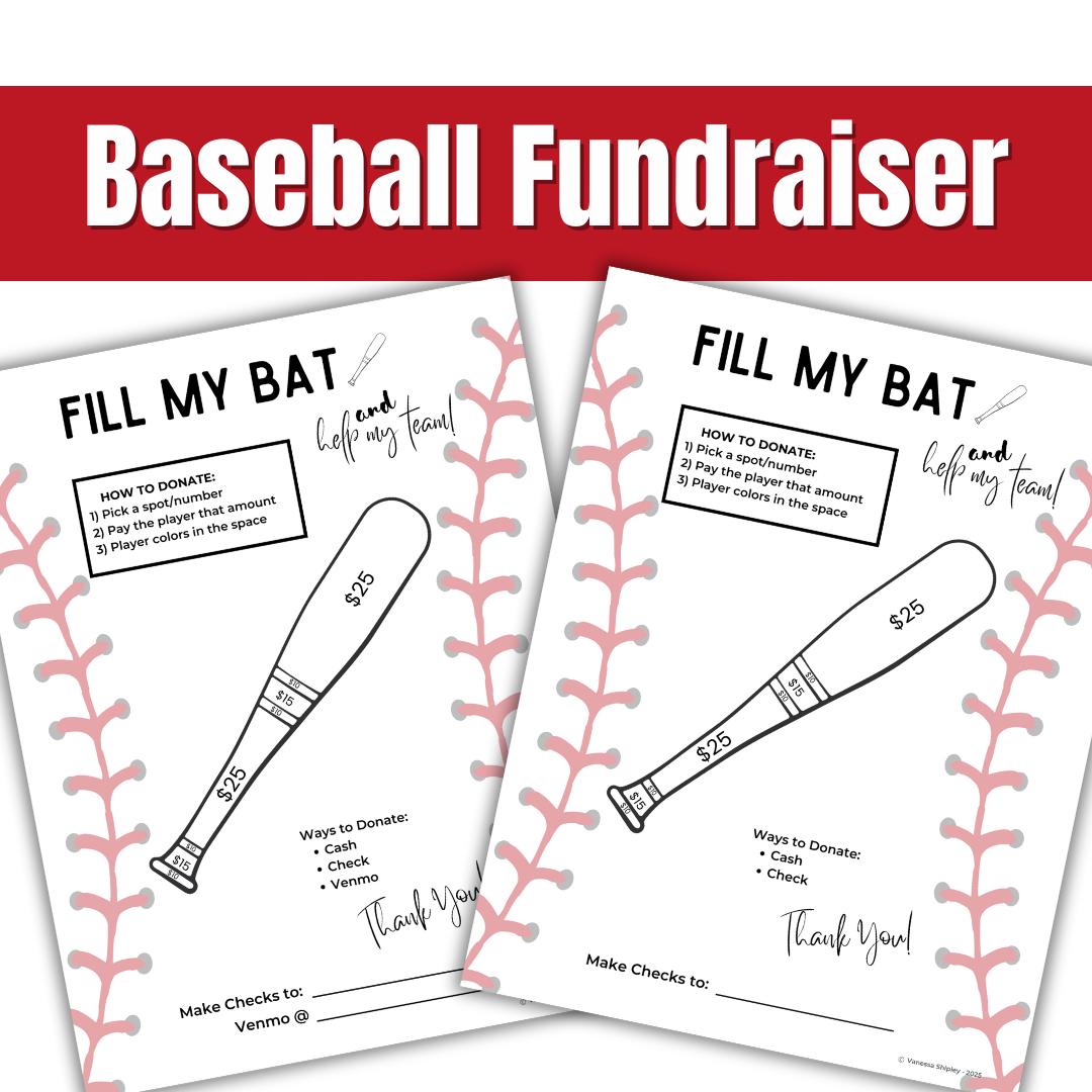 Baseball Fundraiser Template - Baseball Team Fundraiser Ideas - Youth ...