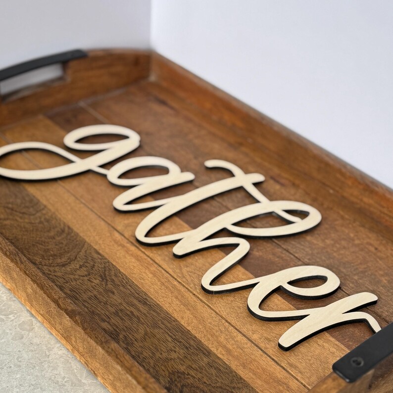 Wooden Letters Wooden Words Gallery Wall Words Laser Cut Words Wood ...