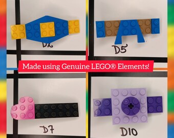 Brick Hair Clip | Handmade Using Genuine Toy Brick Elements | A1-16