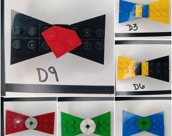 Brick Bow Hair Clip | Handmade Using Genuine Toy Brick Elements| D1-11