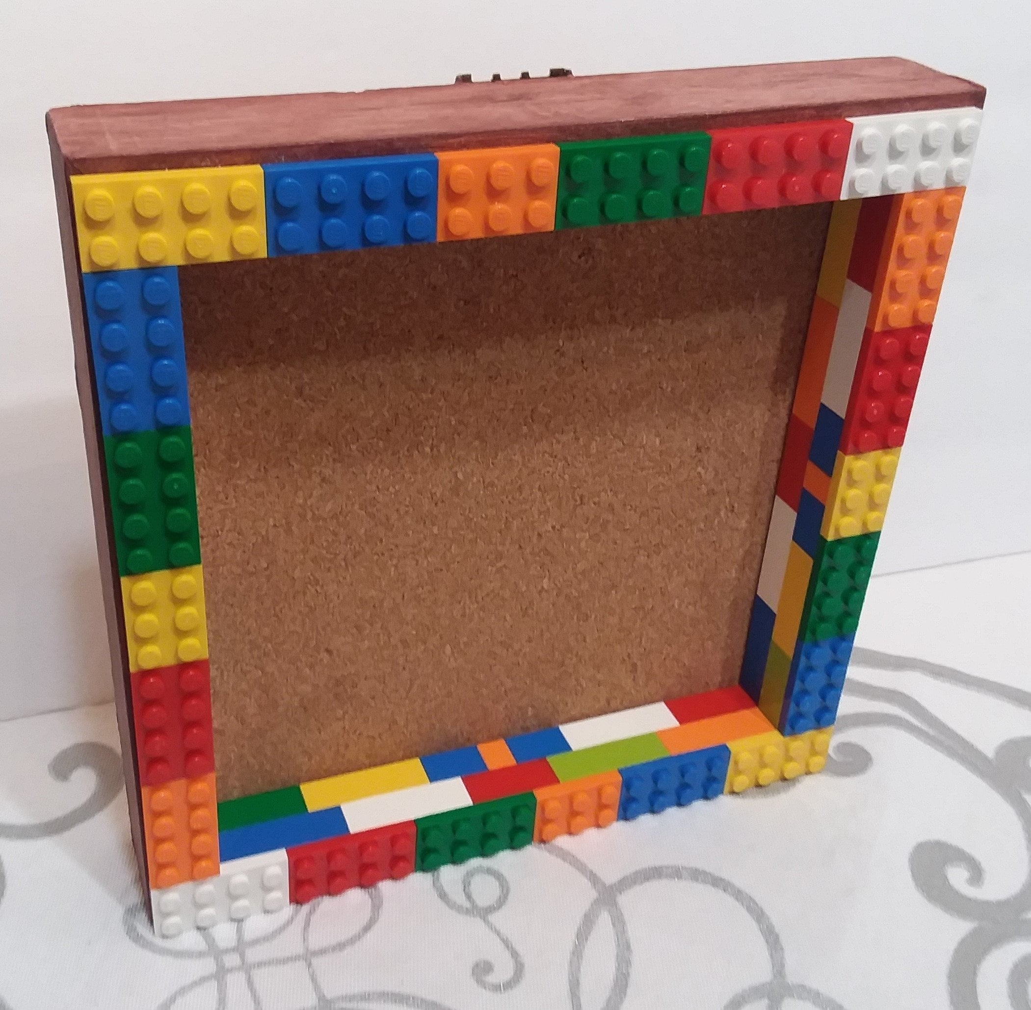 Brick-built Multi-color Desk Top Mini Cork Board Handmade With