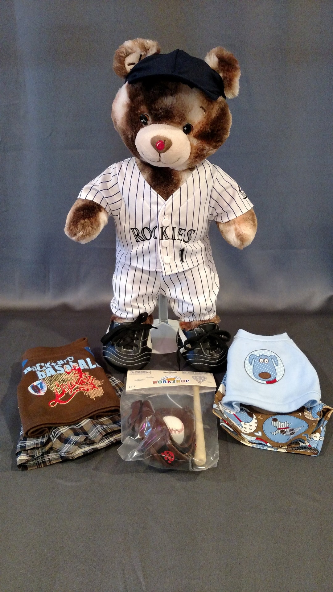 Rockies Bear Build A Bear Set Etsy