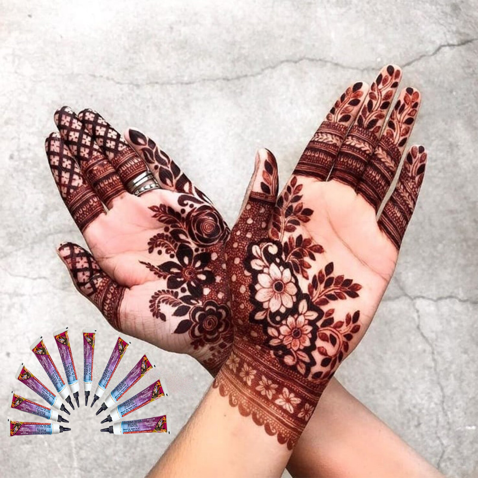 Red Mehendi Cone Henna Tube Mehendi Mehedi Indian Pakistani Etsy